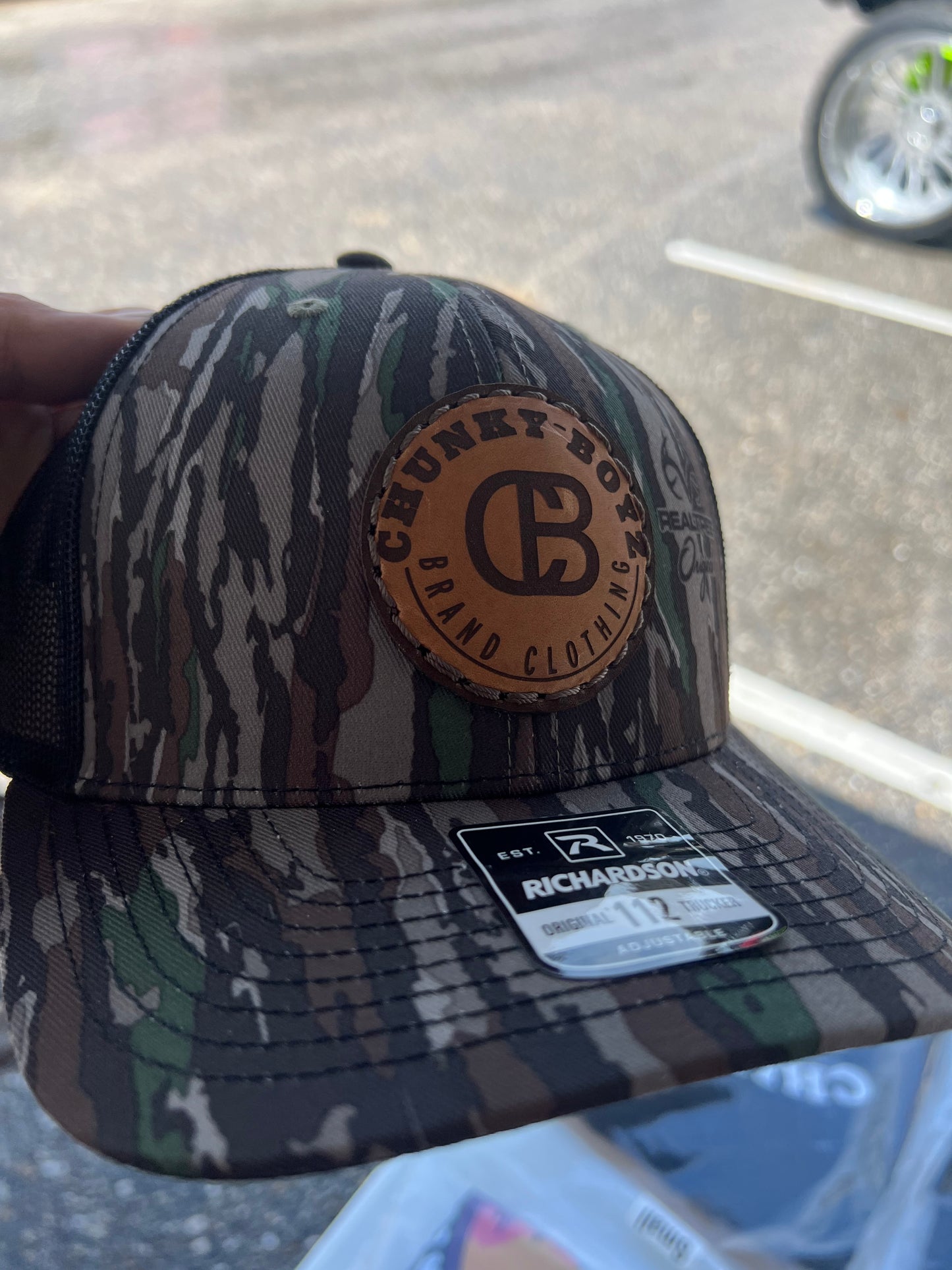 CB Logo Leather Patch Snap
