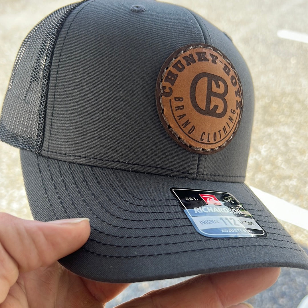 CB Logo Leather Patch Snap