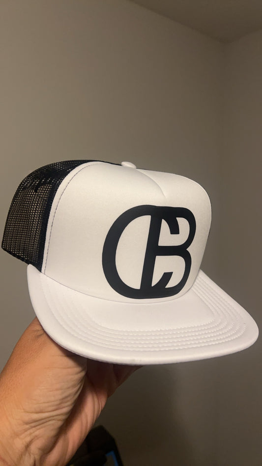 CB Logo Flatbill Foam Trucker