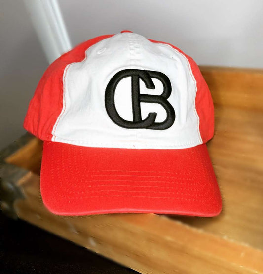 Red/Stone Dad Hat