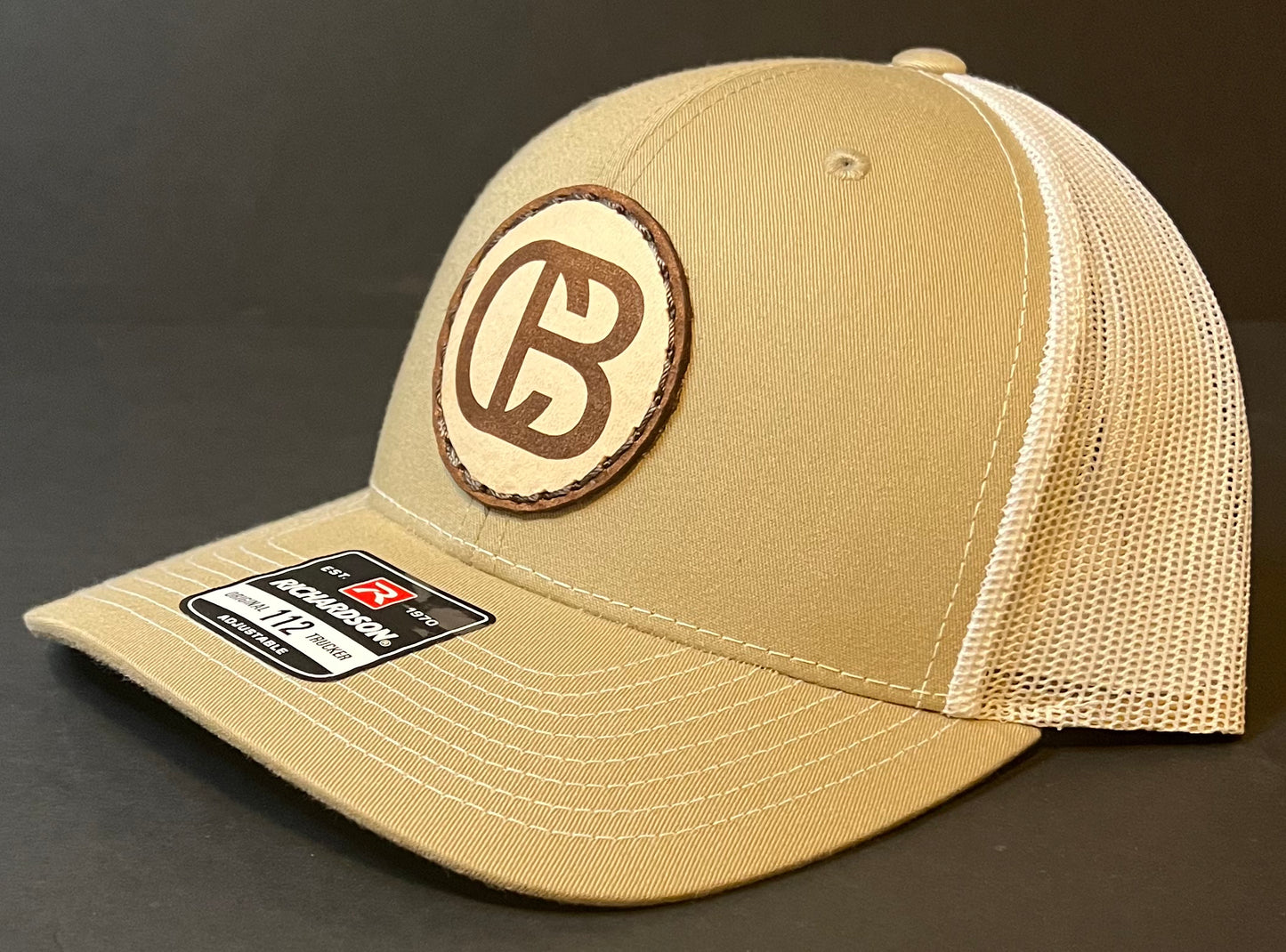 CB Logo Leather Patch Snap