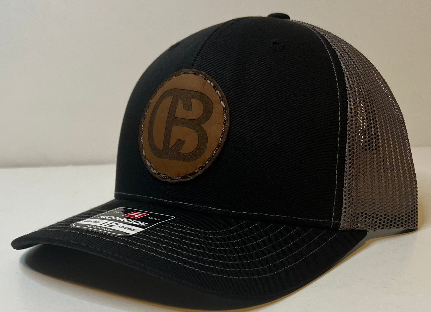 CB Logo Leather Patch Snap