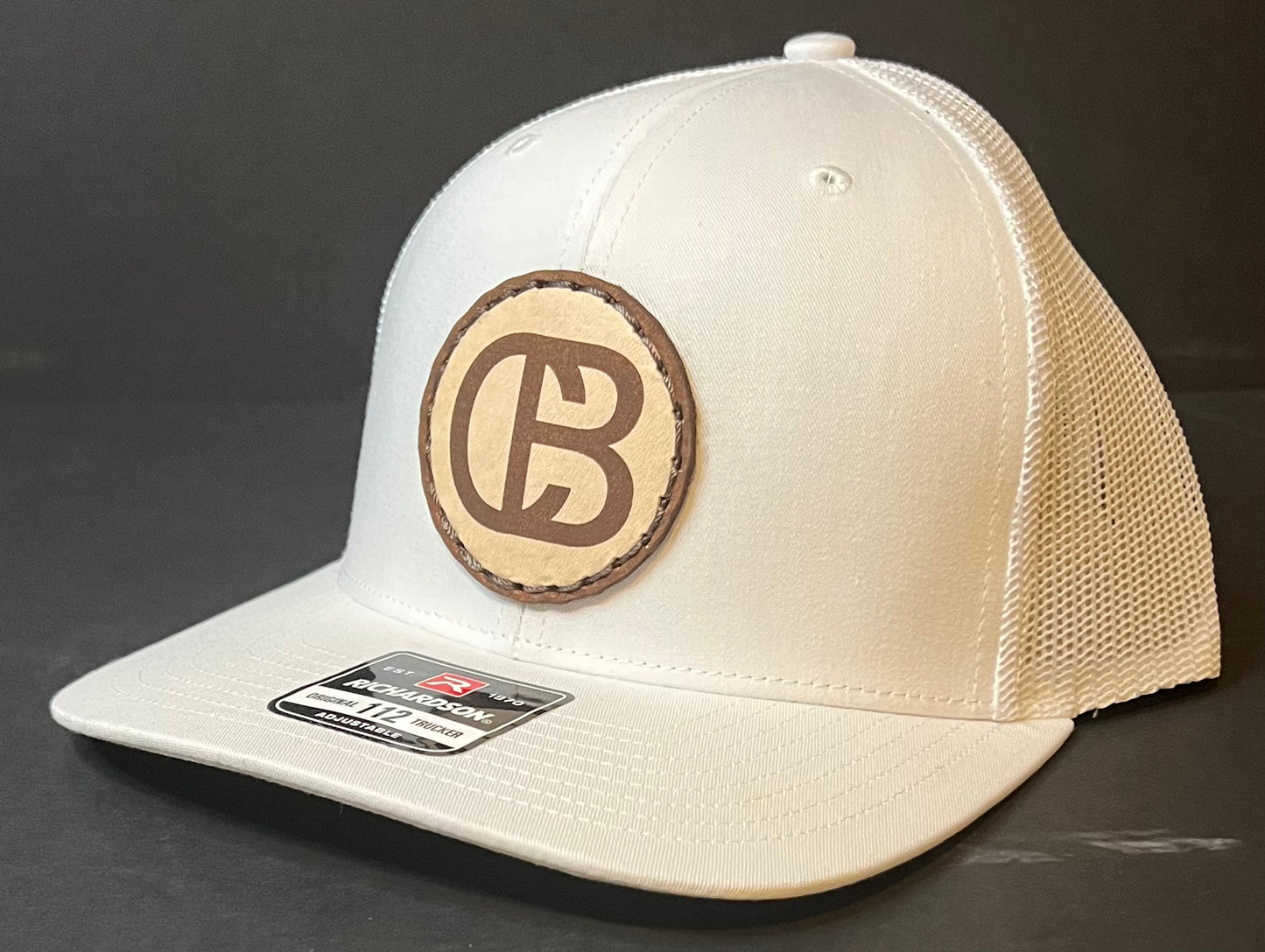 CB Logo Leather Patch Snap