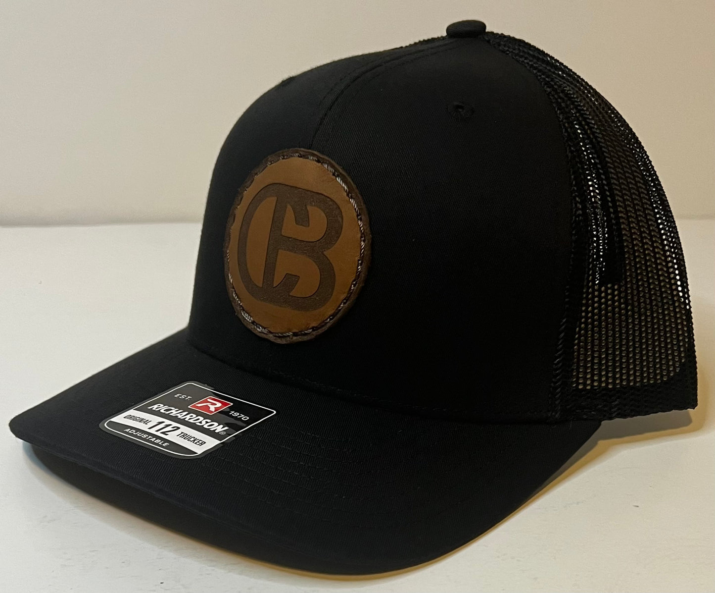 CB Logo Leather Patch Snap